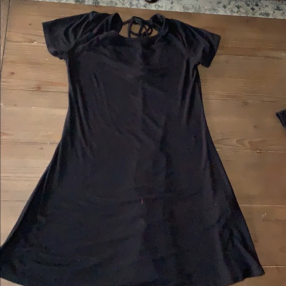 Black forever 21 tie back dress size small - Picture 1 of 5